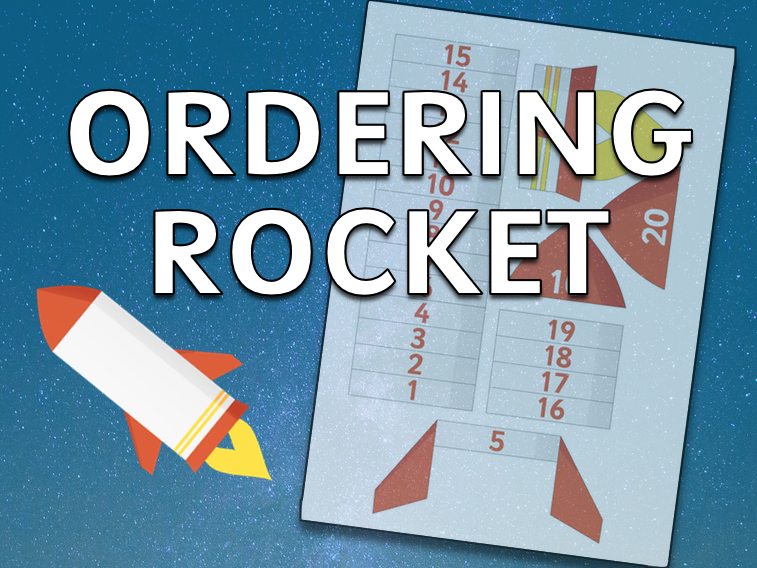 Ordering to 20 Rocket (EYFS)