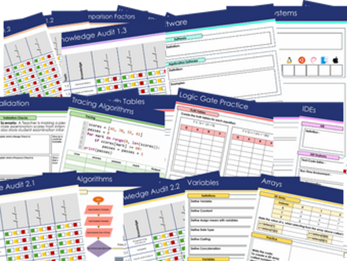 J277 - Component 1 and 2 Retrieval Booklet - Computer Science GCSE