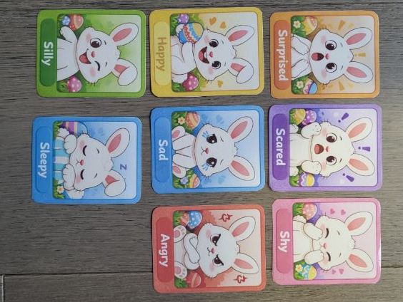 Easter bunny emotions