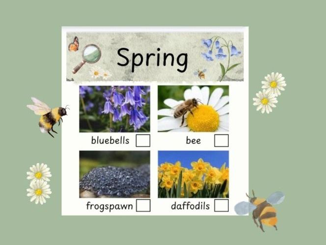 Seasonal Spotter Sheets