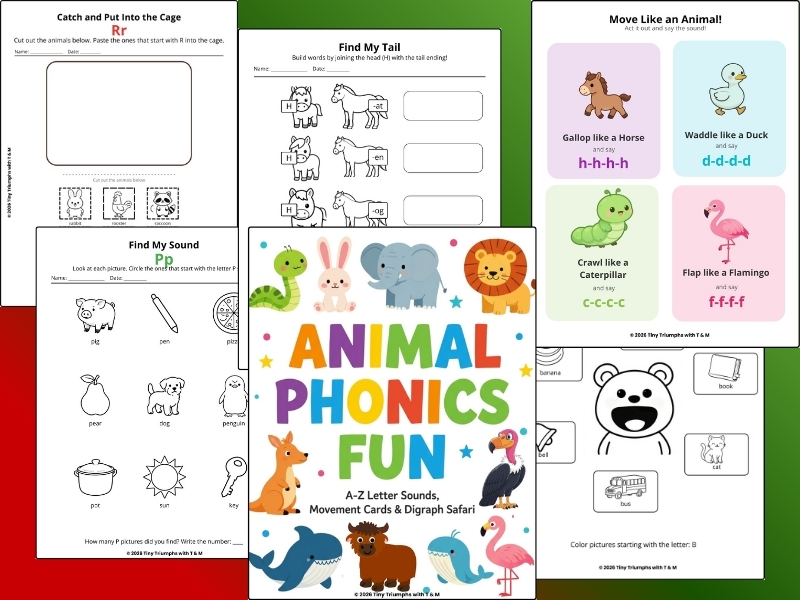 Animal Phonics Fun | A–Z Phonics Activities