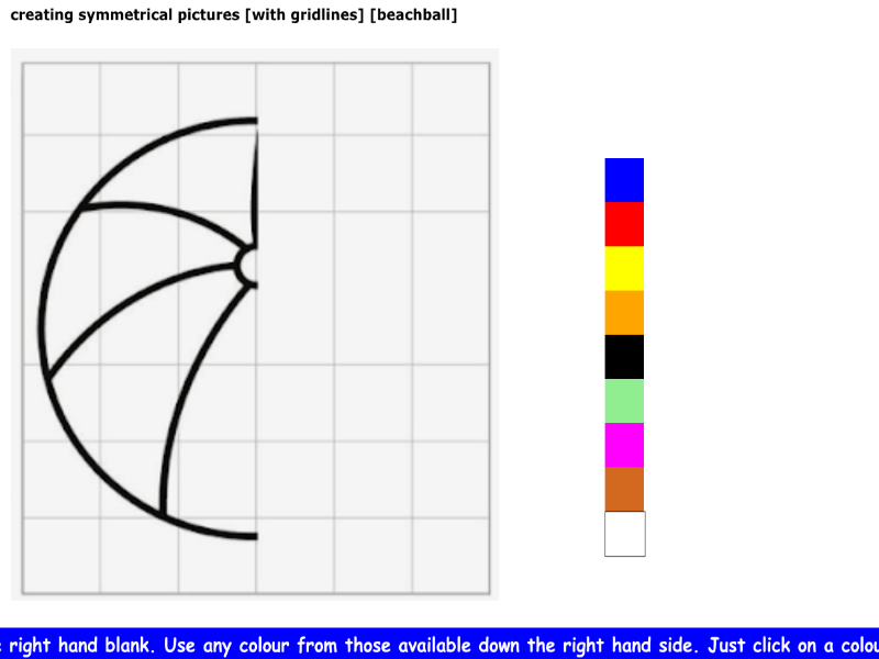 creating symmetrical pictures [with gridlines] [ beachball]