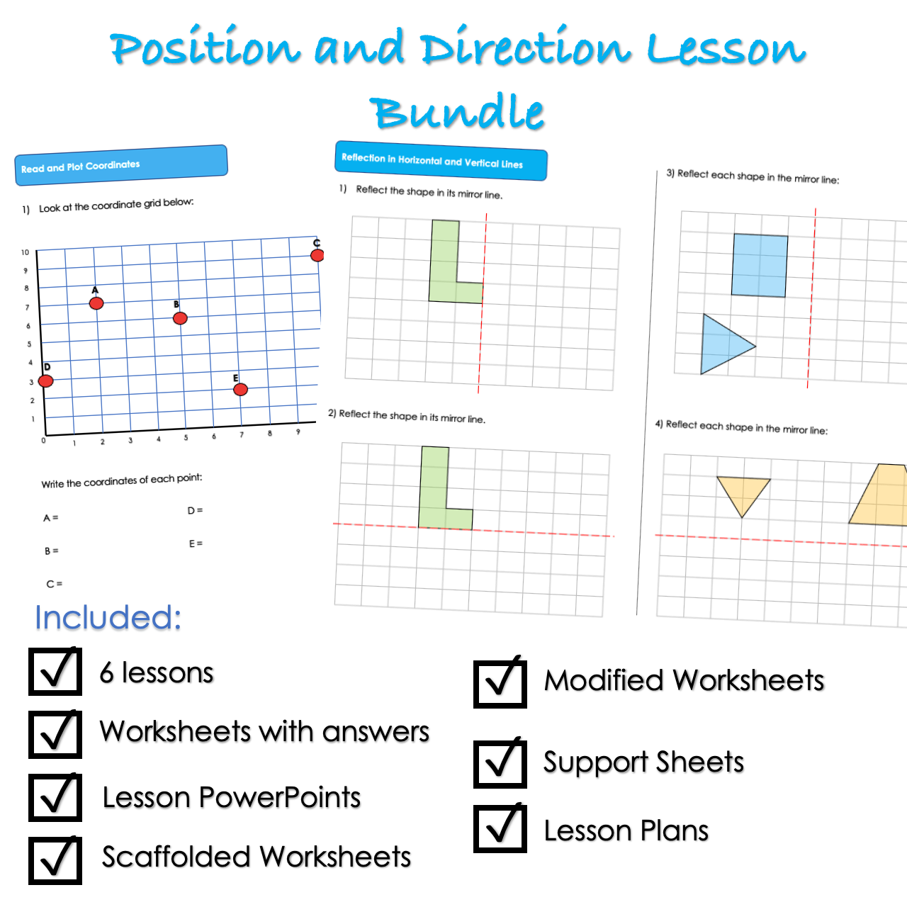 Year 5 Position and Direction Complete Unit