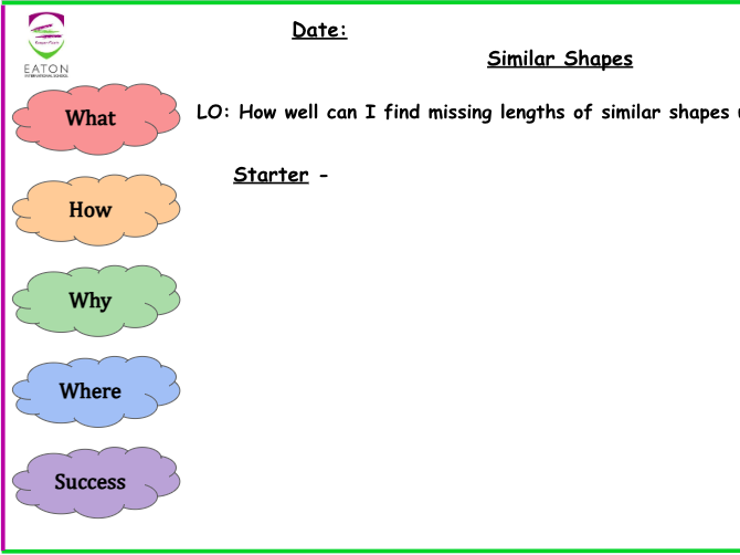 Primary - Similar Shapes
