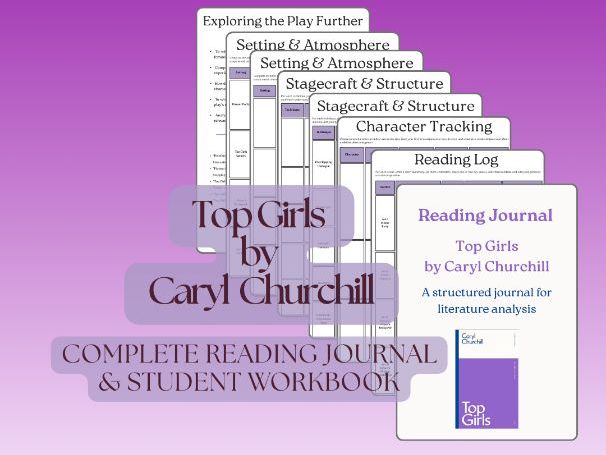 Top Girls by Caryl Churchill – Complete Reading Journal & Study Guide