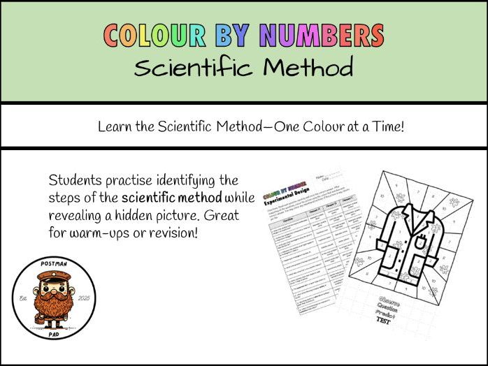 Colour By Numbers - Scientific Method