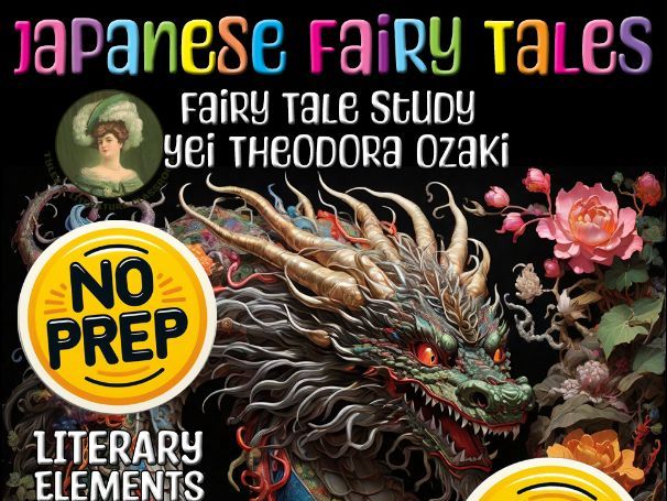 AAPI Heritage Month: Japanese Fairy Tales & Folklore Analysis | 6-12th Sub Plan