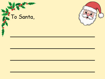 Santa letter