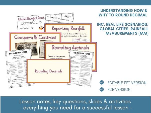 Rounding Decimals | Place Value | Lesson Notes, Slides & Activities