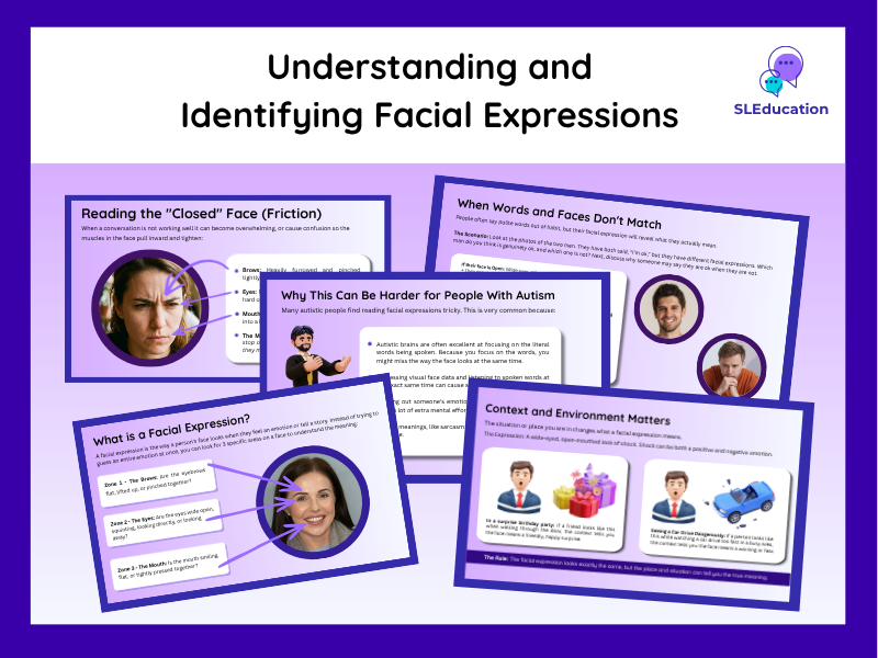 Understanding & Identifying Facial Expressions | Social Skills for Autism | Receptive Communication