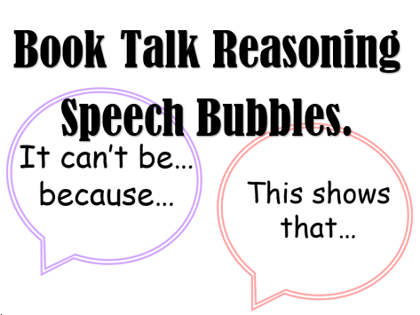 Book Talk Reasoning Speech Bubbles