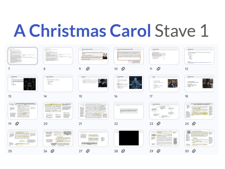 A Christmas Carol Stave 1