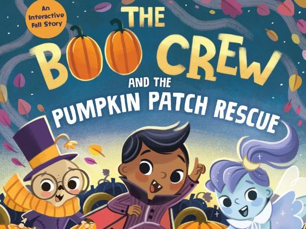 The Boo Crew and the Pumpkin Patch Rescue by Vicky Fang Coloring Page