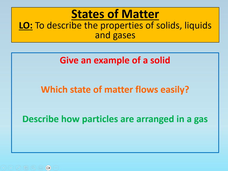 KS3 States of Matter PowerPoint Lesson