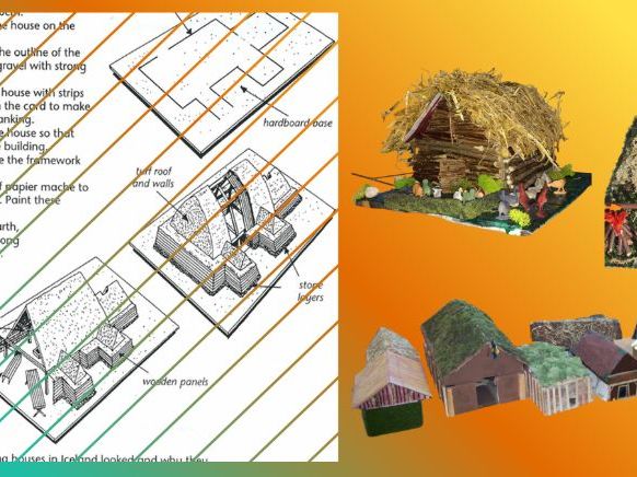 KS2 Vikings/STEM - Houses: Build Your Own Viking Home Project Instructions