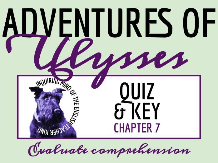 Adventures of Ulysses by Bernard Evslin Chapter 7 Quiz and Answer Key