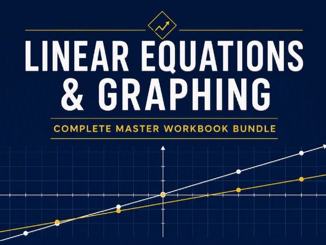 Linear Equations & Graphing Master Bundle