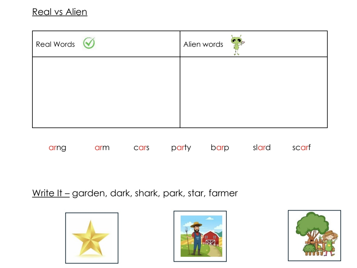 Letters and Sounds - Phonics - Phase 3 Worksheets