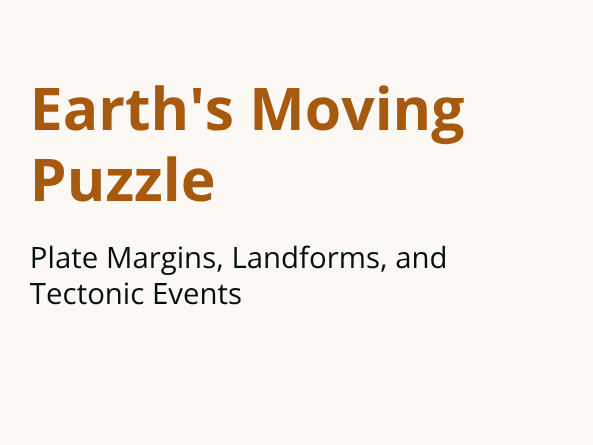 Y8 - Plate Margins, Landforms, and Tectonic Events (PPT + Worksheet)