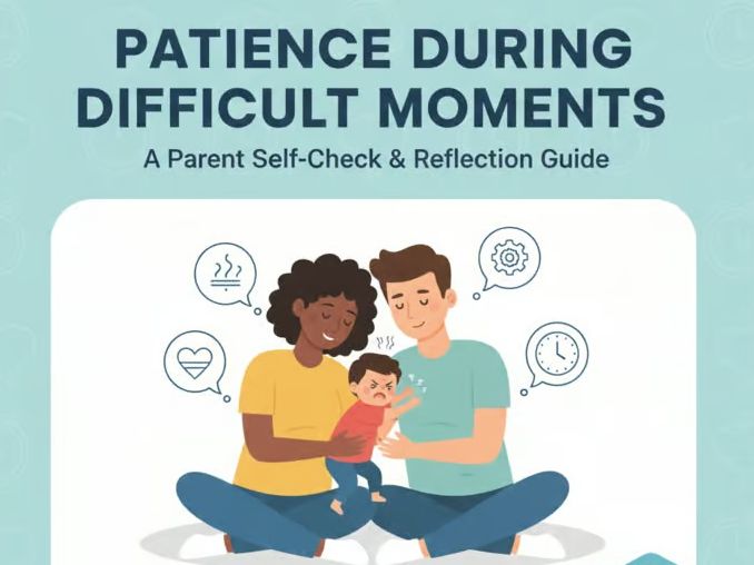 Patience During Difficult Moments: A Parent Self-Check & Reflection Guide