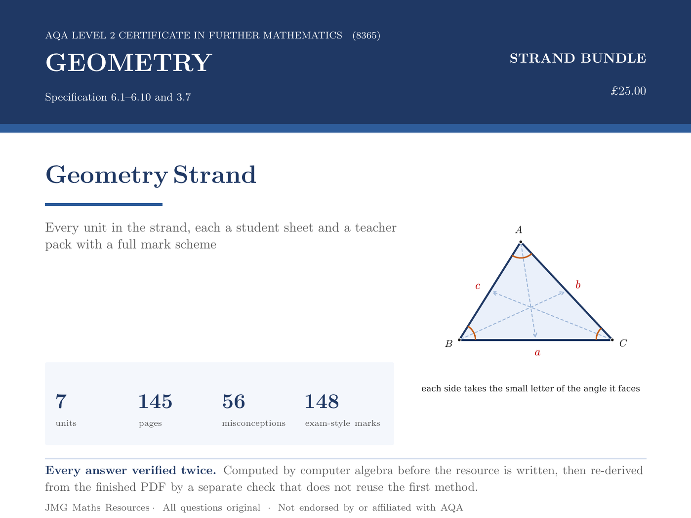 AQA Level 2 Further Maths - Geometry Strand