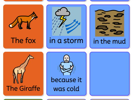 The Smartest Giant in Town – Colourful Semantics Sentence Building