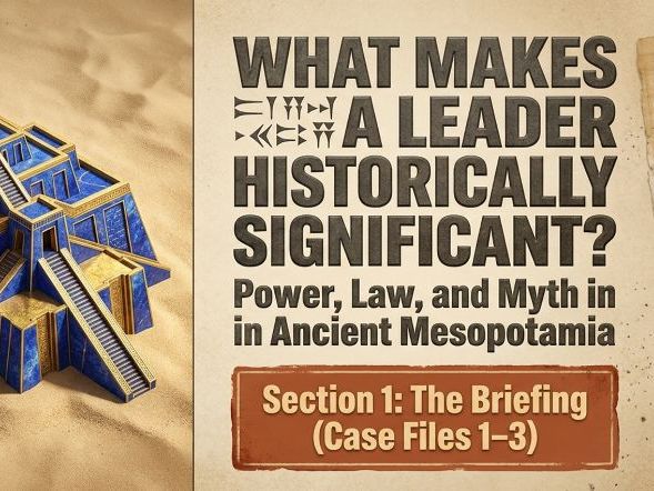 Mesopotamia – Leadership, Power and Case Studies (Year 7 History) Lessons and Activities