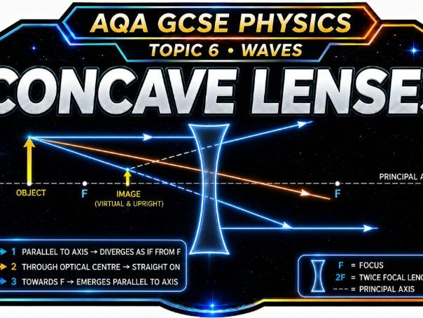 Concave Lenses (AQA GCSE Physics)