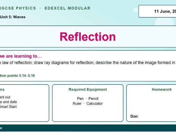 IGCSE Physics: Properties of Light & Reflection | Edexcel Modular | Unit 5 | L6