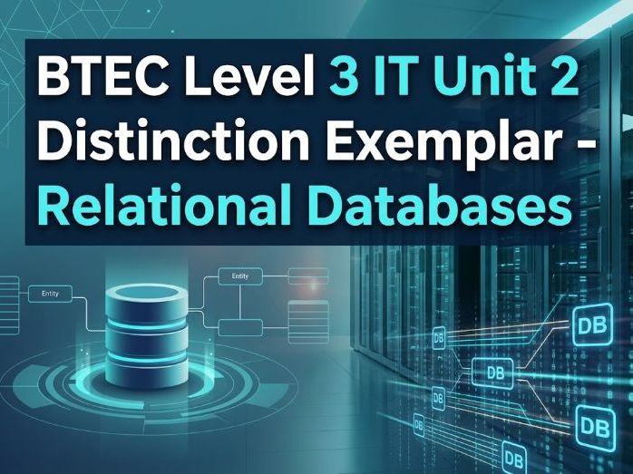 BTEC Level 3 IT Unit 2 Distinction Exemplar