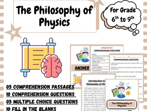 Ultimate Guide to Physics Philosophy: Passages, Questions & Activities for Grades 6-9