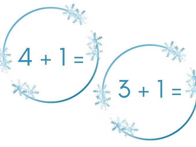 Winter Addition – Add 1 Sum Discs to 10