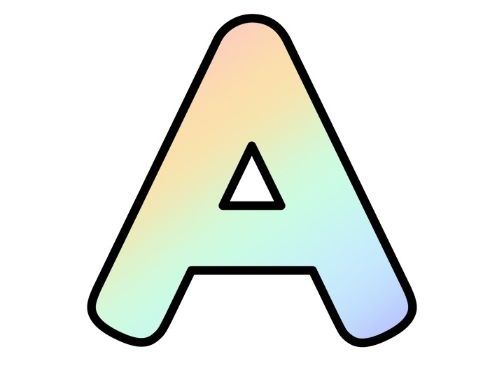 Printable Display Bulletin Letters Numbers And More Rainbow Teaching 