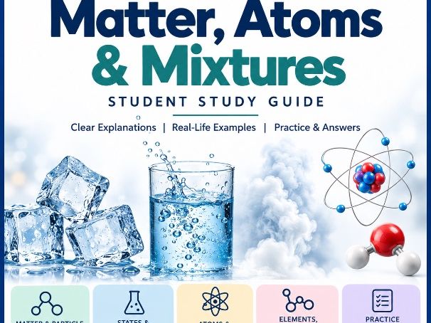 Matter, Atoms and Mixtures/Grade 8