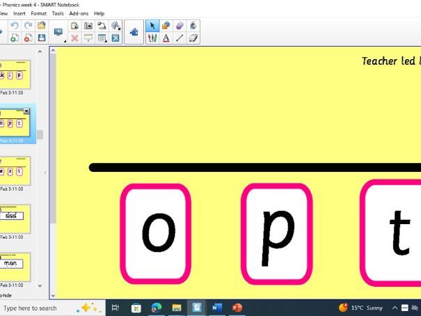 Phonics - In line with Little Wandle - Autumn 1