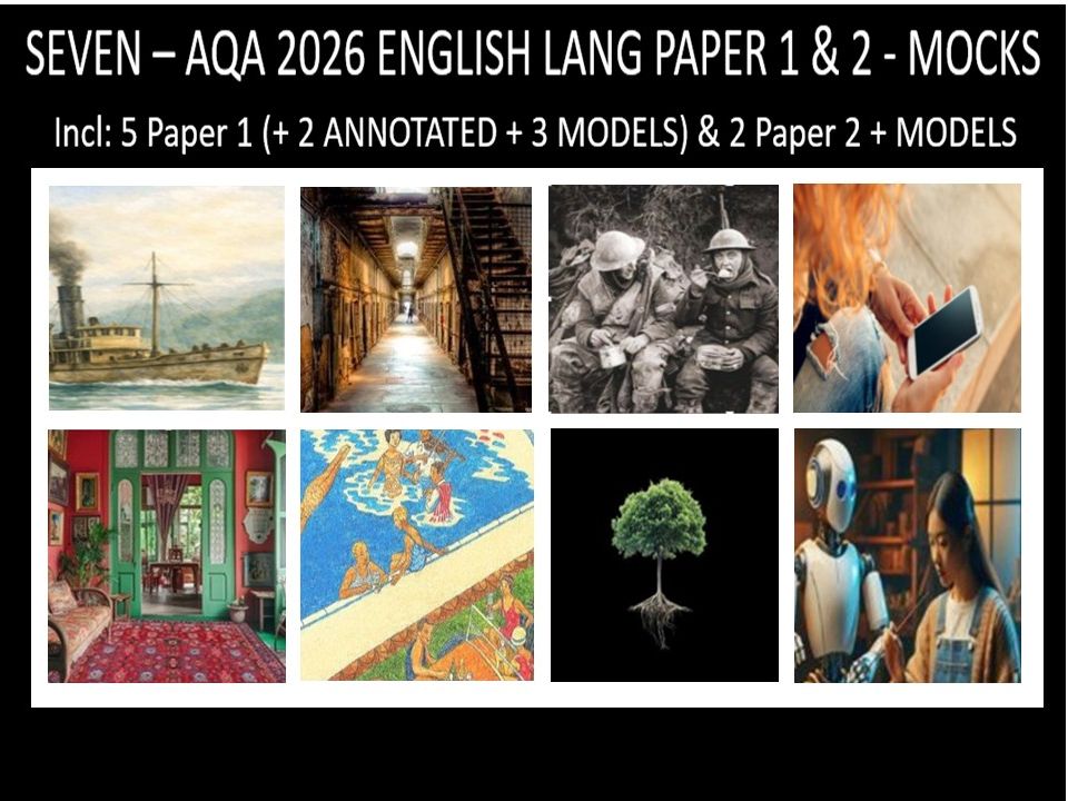 SEVEN - AQA PAPER 1 & 2 | 2026 FULL MOCKS | ANNOTATED | MODELS