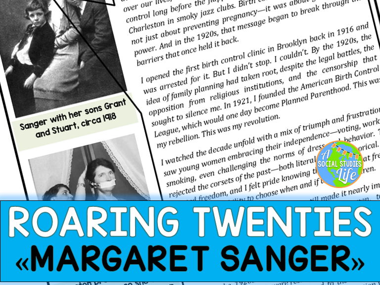 Margaret Sanger on the Roaring Twenties POV