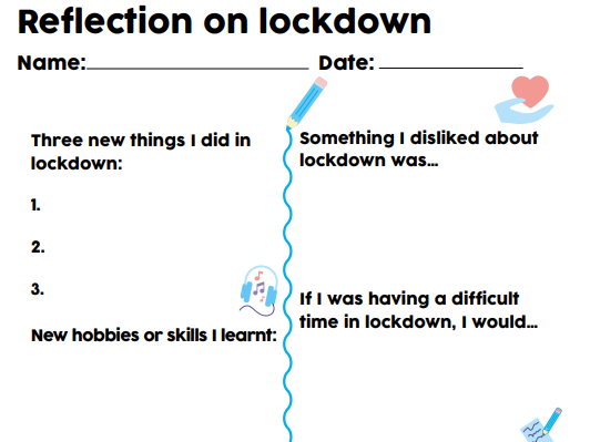 Reflecting on lockdown