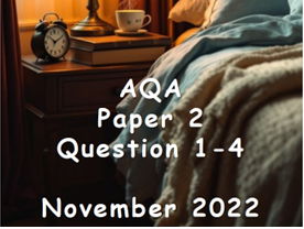AQA English Language Paper 2 Question 1-4 NOVEMBER 2022