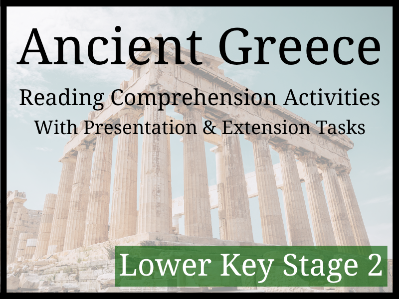 Ancient Greece Reading Comprehension Activities | Year 3 & Year 4 | LKS2