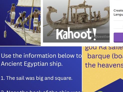 Ancient Egypt - Boats on the River Nile