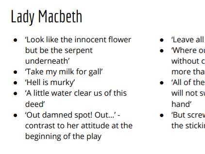 lady macbeth character traits themes of ladymacbeth