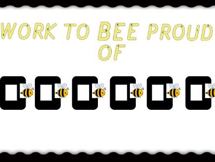 work to be proud of DISPLAY