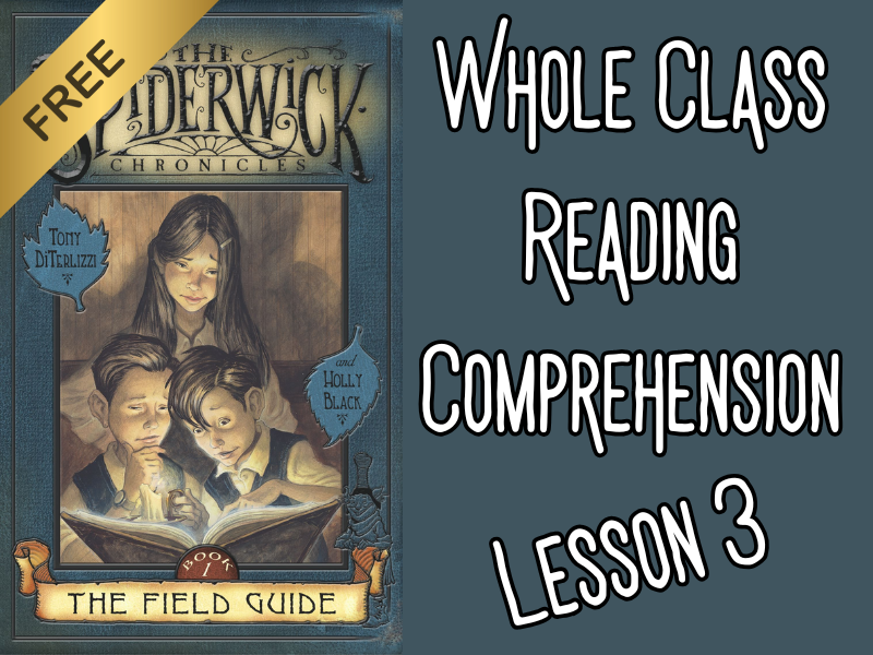 PREVIEW LESSON: The Spiderwick Chronicles - The Field Guide Reading Comprehension (Lesson 3)