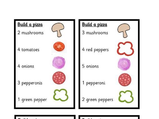 Following Instructions - Build A Pizza