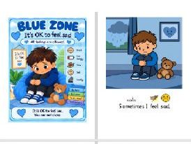 Zones of Regulation - Blue Social Story