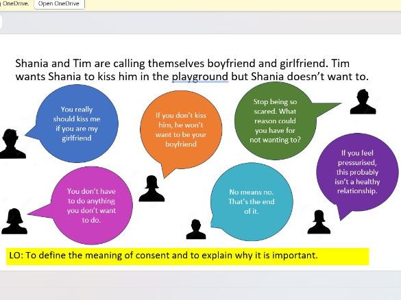 PSHE Consent. What is consent and why is it important?