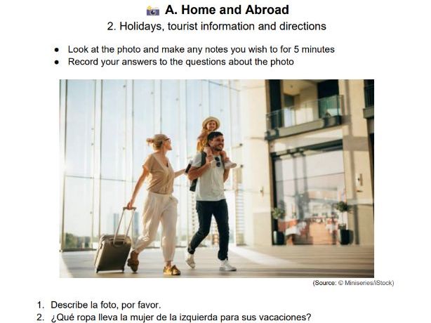 Spanish iGCSE Speaking Mastery Booklet: Photocards, Prompts & Prep Tips