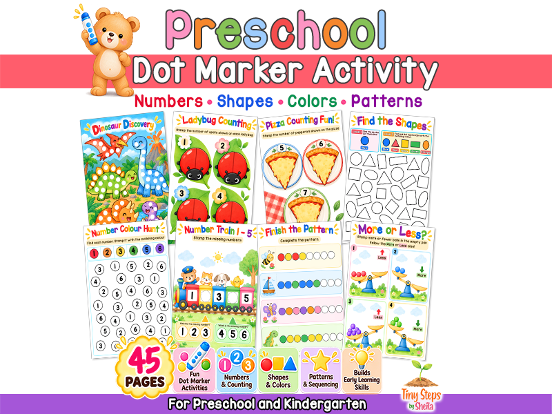 EYFS Dot Marker Activities | Early Maths