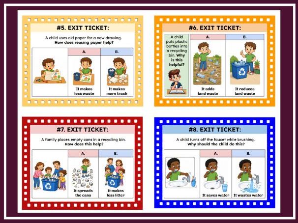 NGSS K-ESS3-3 Reduce Human Impact on Land, Water, Air, & Living Things | Kindergarten Science